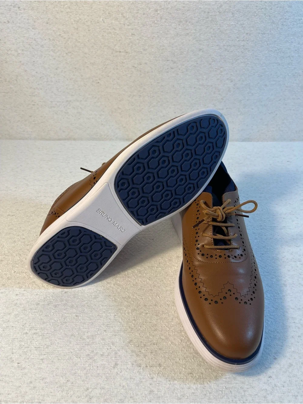Bruno Marc Men's Oxford Casual Wingtip Brogue Non-Slip Size 11. SKU#0346